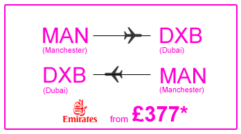 Manchester to Dubai