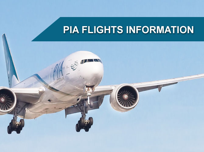 PIA Flights Information